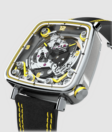 BRM FF39-40-TG-LFG Yellow Replica Watch